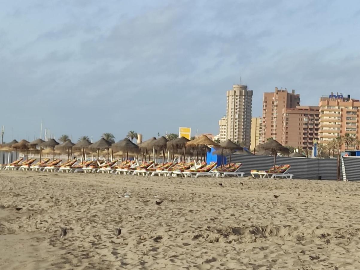 Atico Primera Linea Marina Beach Fuengirola Bagian luar foto