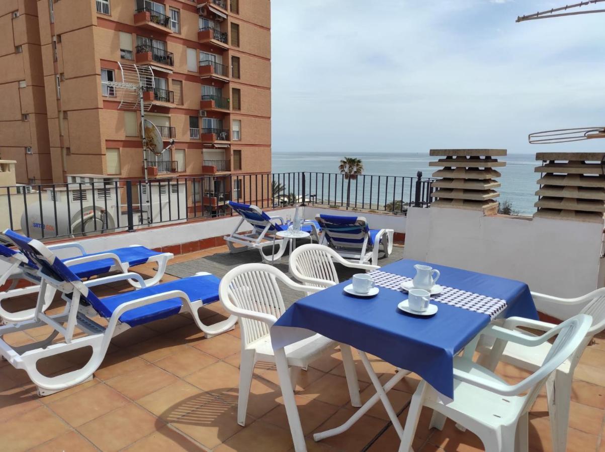Atico Primera Linea Marina Beach Fuengirola Bagian luar foto