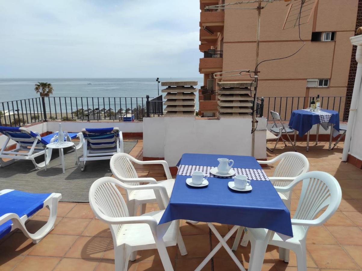 Atico Primera Linea Marina Beach Fuengirola Bagian luar foto